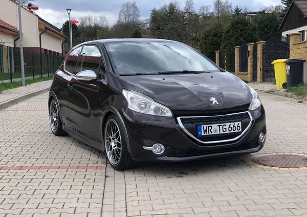 dolnośląskie Peugeot 208 cena 26500 przebieg: 83000, rok produkcji 2013 z Mieroszów